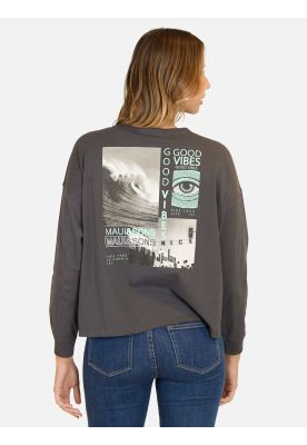 Imagen 2 del producto Polera ML Endless Gris Mujer Maui And Sons