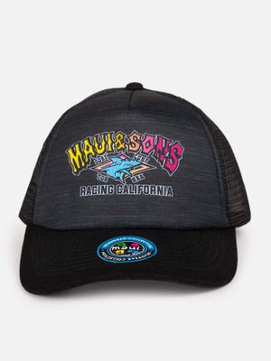 Imagen 2 del producto Jockey Mesh Retro Shark Negro Niño Maui And Sons