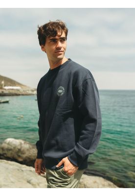 Imagen 2 del producto Poleron CR Oval Seal Azul Hombre Maui And Sons