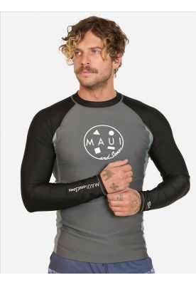 Polera UVP Nakoa Gris Hombre Maui And Sons