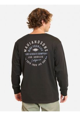 Imagen 2 del producto Polera ML Piyus Negro Hombre Maui And Sons