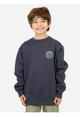 Poleron CR Lava Azul Infantil Maui and Sons