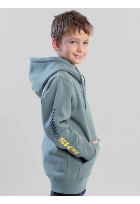 Imagen 2 del producto Poleron FZ Windpath Verde Infantil Maui And Sons