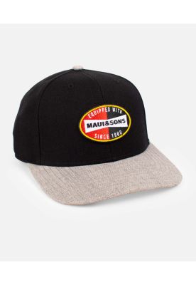 Jockey Acid Shark Negro Hombre Maui and sons