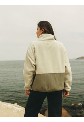 Imagen 2 del producto Poleron Polar Frost Beige Mujer Maui And Sons