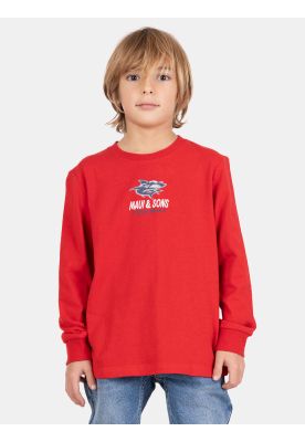 Imagen 1 del producto Polera ML Driftor Rojo Infantil Maui And Sons