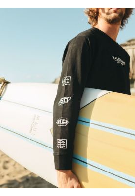 Imagen 2 del producto Polera ML Barding co Negro Hombre Maui And Sons