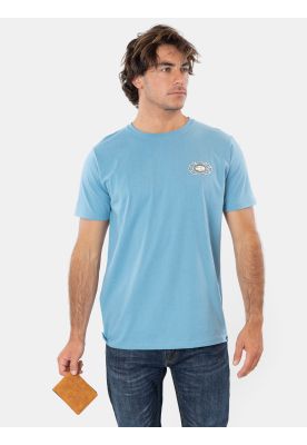 Imagen 1 del producto Pack Polera Billetera Seraphic Celeste Hombre Maui And Sons