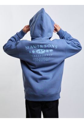 Imagen 2 del producto Poleron Canguro Nature Celeste Infantil Maui And Sons