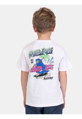 Imagen 2 del producto Polera MC OlaFit Blanco Infantil Maui And Sons