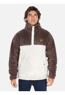 Poleron Chiporro León Beige Hombre Maui And Sons