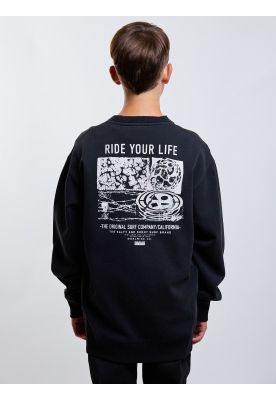 Imagen 2 del producto Poleron CR Roamer Negro Infantil Maui And Sons