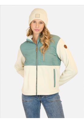Poleron Micropolar Stride Blanco Mujer Maui And Sons