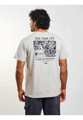 Imagen 2 del producto Polera MC Floor is lava Beige Hombre Maui And Sons