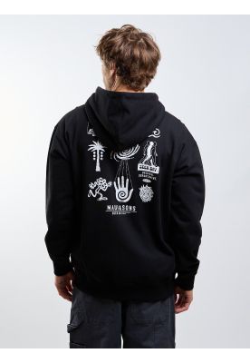 Imagen 2 del producto Poleron FZ Nautyx Negro Hombre Maui And Sons