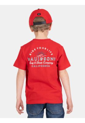 Imagen 2 del producto Polera MC HelioX Rojo Infantil Maui And Sons