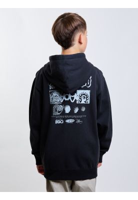 Imagen 2 del producto Poleron FZ Freeway Negro Infantil Maui And Sons