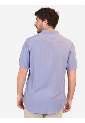 Imagen 2 del producto Camisa MC Pirte Azul Hombre Maui And Sons