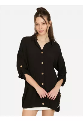 Blusa Pumix Negro Mujer Maui And Sons