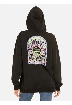 Imagen 2 del producto Poleron Canguro Moon Negro Mujer Maui And Sons