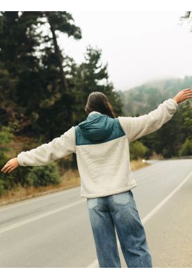 Imagen 2 del producto Poleron Falcon Beige Mujer Maui And Sons