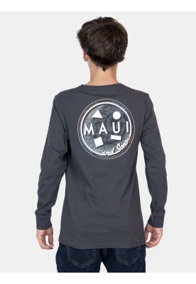 Imagen 2 del producto Polera ML RayFit Gris Infantil Maui And Sons