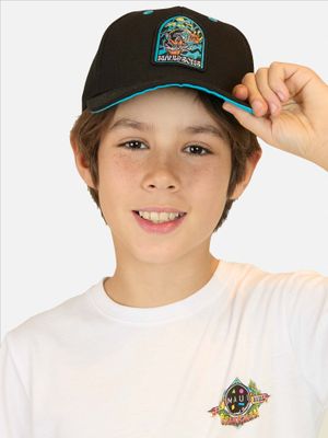 Jockey Canvas Sun & Shark Negro Niño Maui And Sons