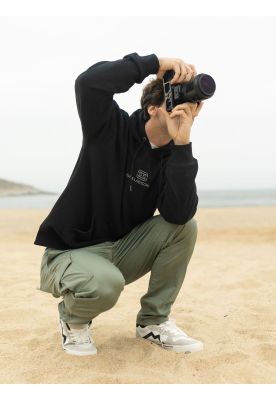 Imagen 2 del producto Poleron Canguro Oceyx Negro Hombre Maui And Sons