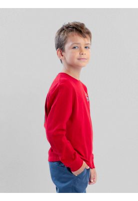 Imagen 2 del producto Polera ML Snow Vibes Rojo Infantil Maui And Sons