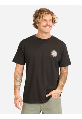 Polera MC Bazoy Negro Hombre Maui And Sons