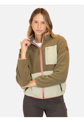 Poleron Micropolar Stash Verde Mujer Maui And Sons