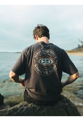 Imagen 2 del producto Polera MC Oval Seal Gris Hombre Maui And Sons