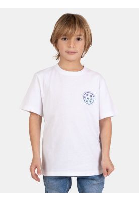 Polera MC WaveBorn Blanco Infantil Maui And Sons