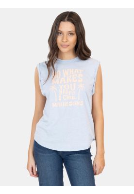 Polera SM Raiki Morado Mujer Maui And Sons