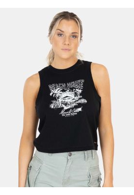 Polera SM Malu Negro Mujer Maui And Sons