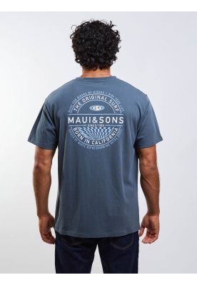 Imagen 2 del producto Polera MC Made Riders Azul Hombre Maui And Sons