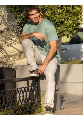 Pantalón Kaiyo Beige Hombre Maui And Sons