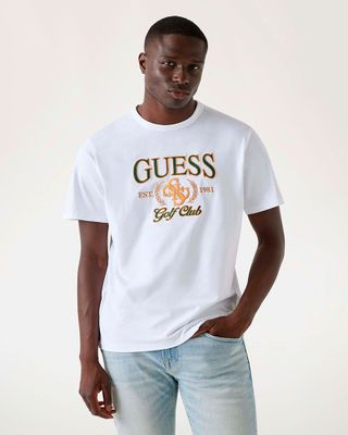 Polera Guess Mujer Ss Cn Guess 4G Tee Blanco