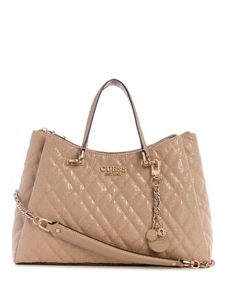 Cartera Guess Mujer Isemay Gfriend Shldr Satchel Café Claro