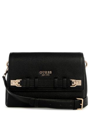 Cartera Guess Mujer Gregoria Flap Crossbody Negro