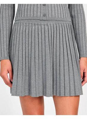 Imagen 2 del producto Falda Guess Mujer Pleated Miranda Gris