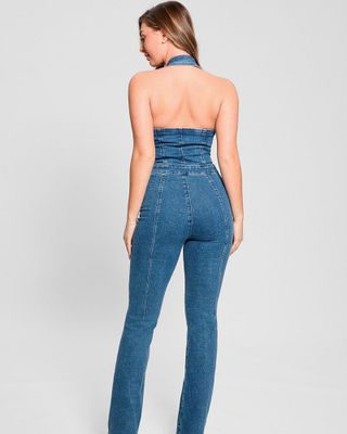 Imagen 2 del producto Enterito Guess Mujer Mia Halter Jumpsuit Azul