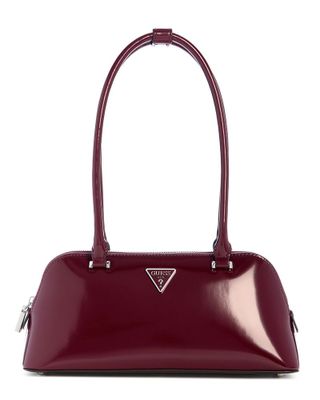 Cartera Guess Mujer Arnela Shoulder Satchel Burdeo