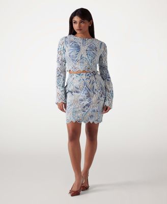 Imagen 2 del producto Polera Ls Anastasia Lace Top Multicolor