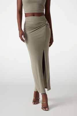 Falda Aimee Jewel Drap Skirt Verde