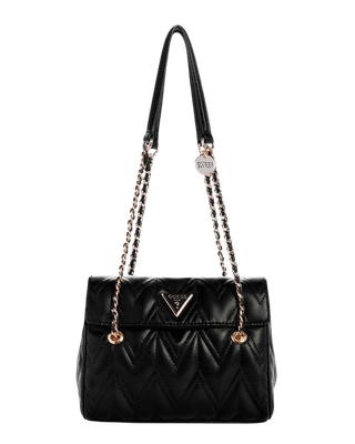 Cartera Guess Mujer Eda Flap Shoulder Bag Negro