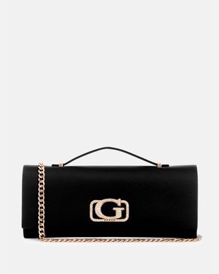 Cartera Guess Mujer Zalina Handle Clutch Negro