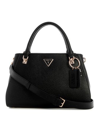 Cartera Noelle Ii Luxury Satchel Negro/Dorado
