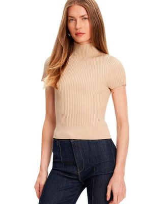 Imagen 1 del producto Sweater Guess Mujer Ss Jayla Mock Neck Beige