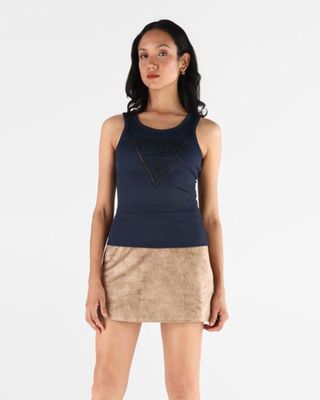 Imagen 2 del producto Top Viviana Logo Tank Azul Mujer